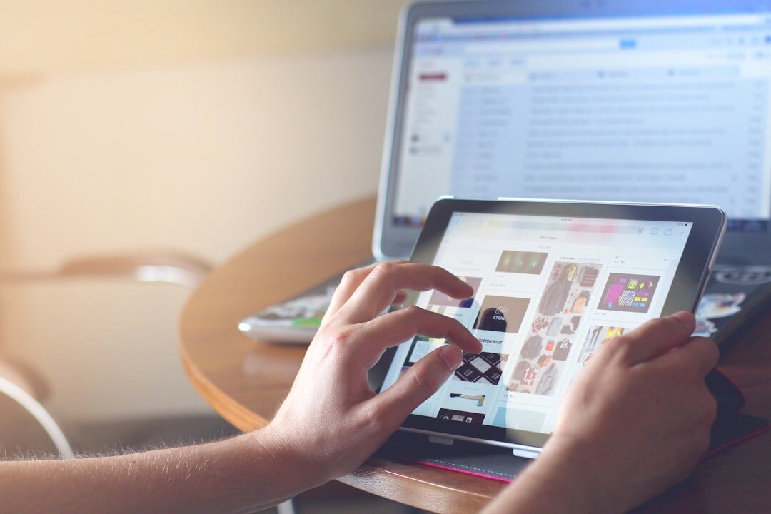 digital marketing screen